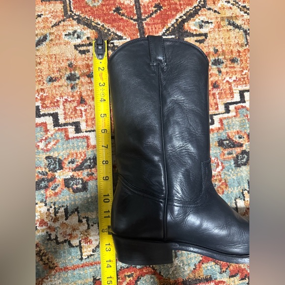 Frye Women's Billy Pull-On Boots Black Size 8 Excellent Condition - Picture 11 of 15